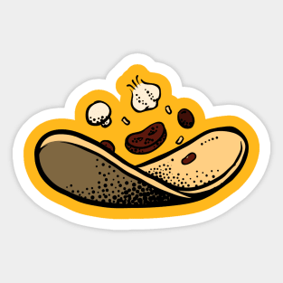 Tossed Italian Pizza making Sticker